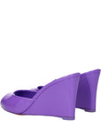 Christian Louboutin Me Dolly Zeppa Wedge Mule Sandals - Violet