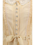 Self-Portrait Pleated Georgette Mini Dress