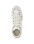 Alexander McQueen Pink & White Leather Chunky Sneakers