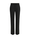 Alexander McQueen Black Wool Pinstripe Suit Pants