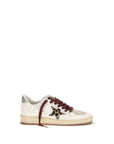 Golden Goose Ballstar Leopard Accent Leather Sneakers