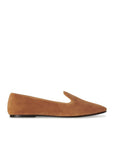 The Row Suede Leather Slip-On Loafers