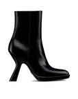 Dior Black Leather Heel Ankle Boots