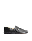 Loewe Leather Slip-On Sneakers - Black