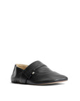 Loewe Leather Slip-On Ballet Sneakers - Black