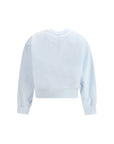 Alexander McQueen Light Blue Cotton Sweatshirt