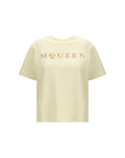 Alexander McQueen Two-Tone Cotton T-Shirt
