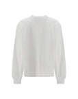 Ganni Banana Sweatshirt Top - White