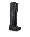 Chloé Black Leather Over The Knee