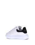 Alexander McQueen Black & White Leather Platform Sneakers