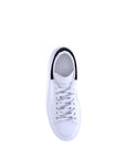 Alexander McQueen Black & White Leather Platform Sneakers