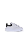 Alexander McQueen Black & White Leather Platform Sneakers