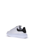 Alexander McQueen Black & White Leather Platform Sneakers