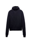 Prada Wool High-Neck Hooded Sweater - Blue