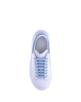 Alexander McQueen Light Blue Leather Platform Sneakers