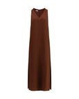 Brunello Cucinelli Rust Maxi Dress