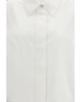 Givenchy Poplin White Cotton Short Sleeve Shirt