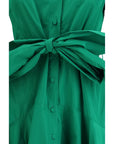 P.A.R.O.S.H. Chemisier Midi Dress - Green