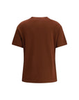 Brunello Cucinelli Rust Cotton T-Shirt