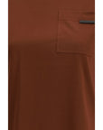 Brunello Cucinelli Rust Cotton T-Shirt