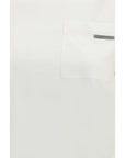 Brunello Cucinelli White Cotton T-Shirt