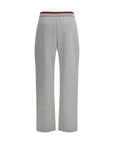 Gucci Gray/Grey Cotton Casual Pants