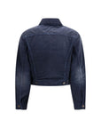 Balenciaga Trucker Cropped Denim Jacket