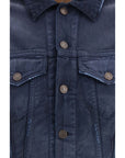 Balenciaga Trucker Cropped Denim Jacket