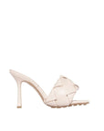 Bottega Veneta Leather Heeled Mule Sandals