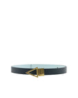Bottega Veneta Deep Blue Leather Regular Belt