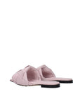 Bottega Veneta Pastel Lilac Leather Flat Sandals