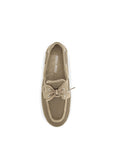 Miu Miu Leather & Mesh Boat Shoes