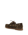 Gianvito Rossi Leopard Print Boat Shoes