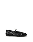 Prada Black Crochet Mary Jane Shoes