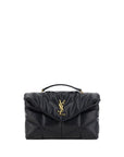 Saint Laurent Quilted Black Leather Shoulder Bag