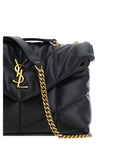 Saint Laurent Quilted Black Leather Shoulder Bag
