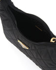 Prada Quilted Nylon Shoulder Bag - Black