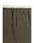 Alexander Wang Khaki Layered Mini Skirt