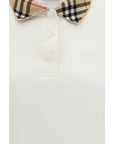 Burberry Checkered Collar Polo Shirt