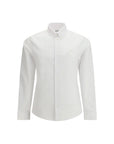 Burberry White Casual Collar Shirt