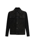 Salvatore Santoro Suede Leather Jacket - Black
