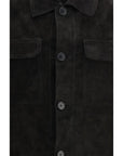 Salvatore Santoro Suede Leather Jacket - Black
