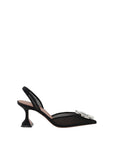 Amina Muaddi Begum Slingback Heels - Black