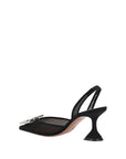 Amina Muaddi Begum Slingback Heels - Black