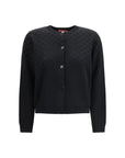 Gucci GG Black Wool Cardigan