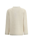 Gucci Porcelain Structured Wool Cardigan