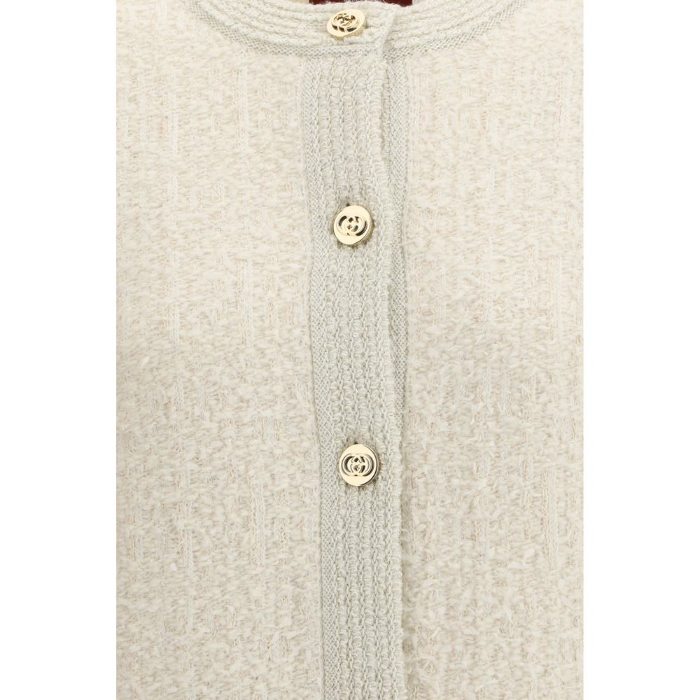 Gucci Porcelain Structured Wool Cardigan – Runway Door