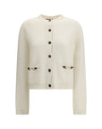 Gucci Porcelain Wool Cardigan
