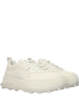 Jil Sander Suede Orb Sneakers - Cream