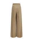 Max Mara Virgin Wool Baggy Wide Leg Pants